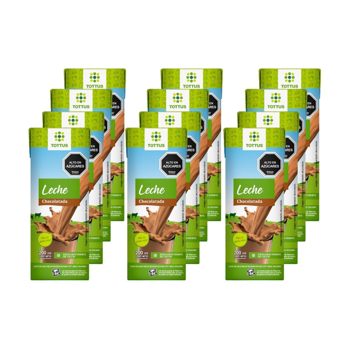 TOTTUS - CAJA LECHE CHOCOLATADA TOTTUS 200ML X 30