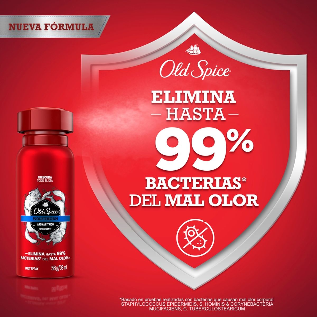OLD SPICE - Desodorante en Spray Old Spice Wolfthorn Envase 56 g