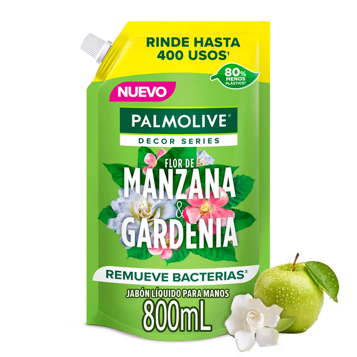 PALMOLIVE - Jabón Líquido para Manos Palmolive Manzana Doypack 800 mL