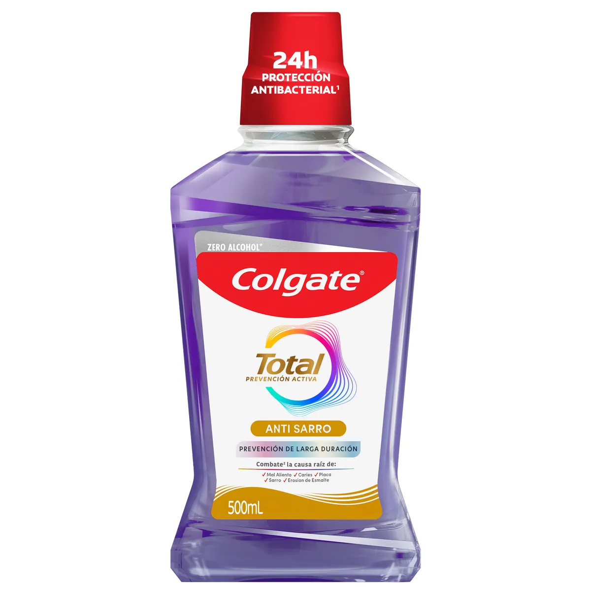 COLGATE - Enjuague Bucal Colgate Total 12 Anti Sarro Botella 500 mL