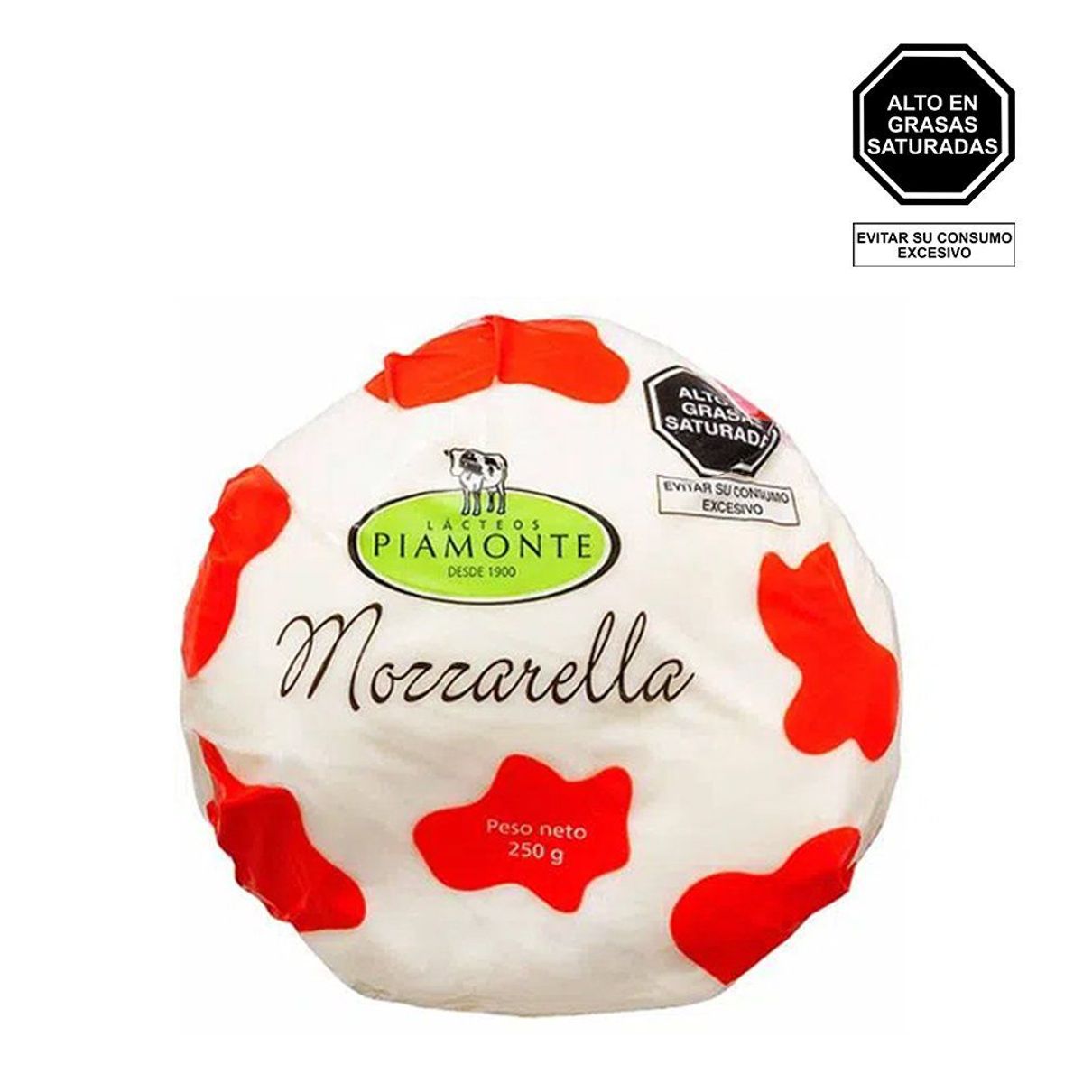 PIAMONTE - Queso Fresco Mozzarella Piamonte Empaque 250 g