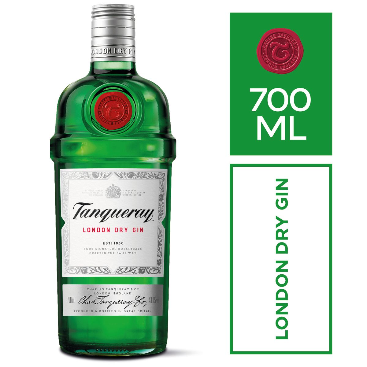TANQUERAY - Gin London Tanqueray Botella 700 mL