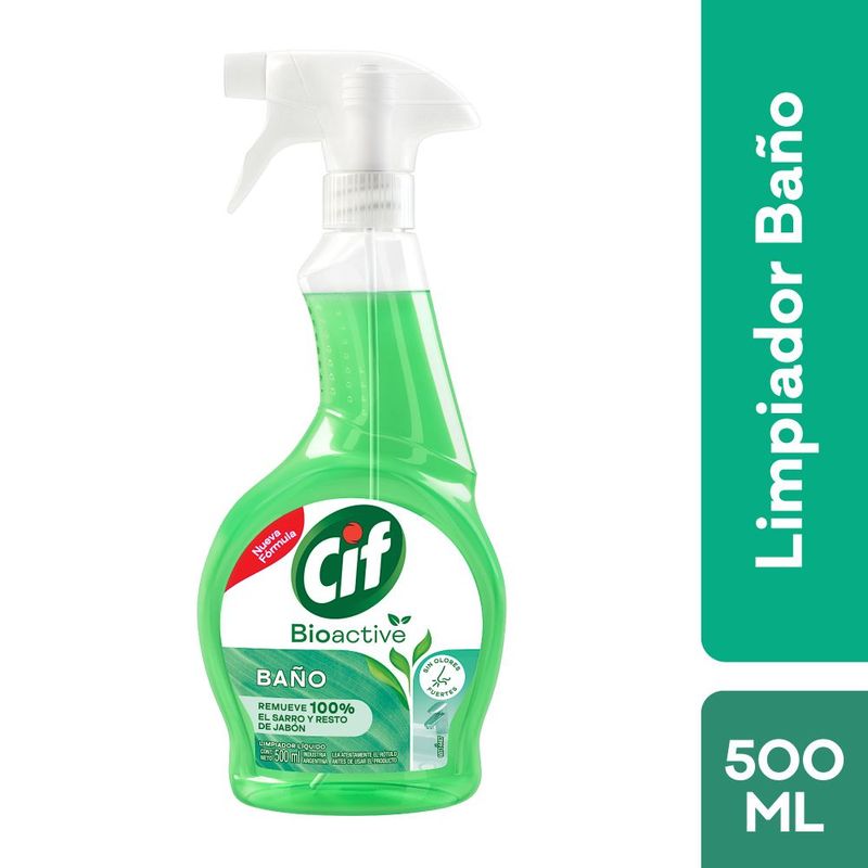 CIF - Limpiador Líquido Cif Baño Ultra Rápido Envase 500 mL