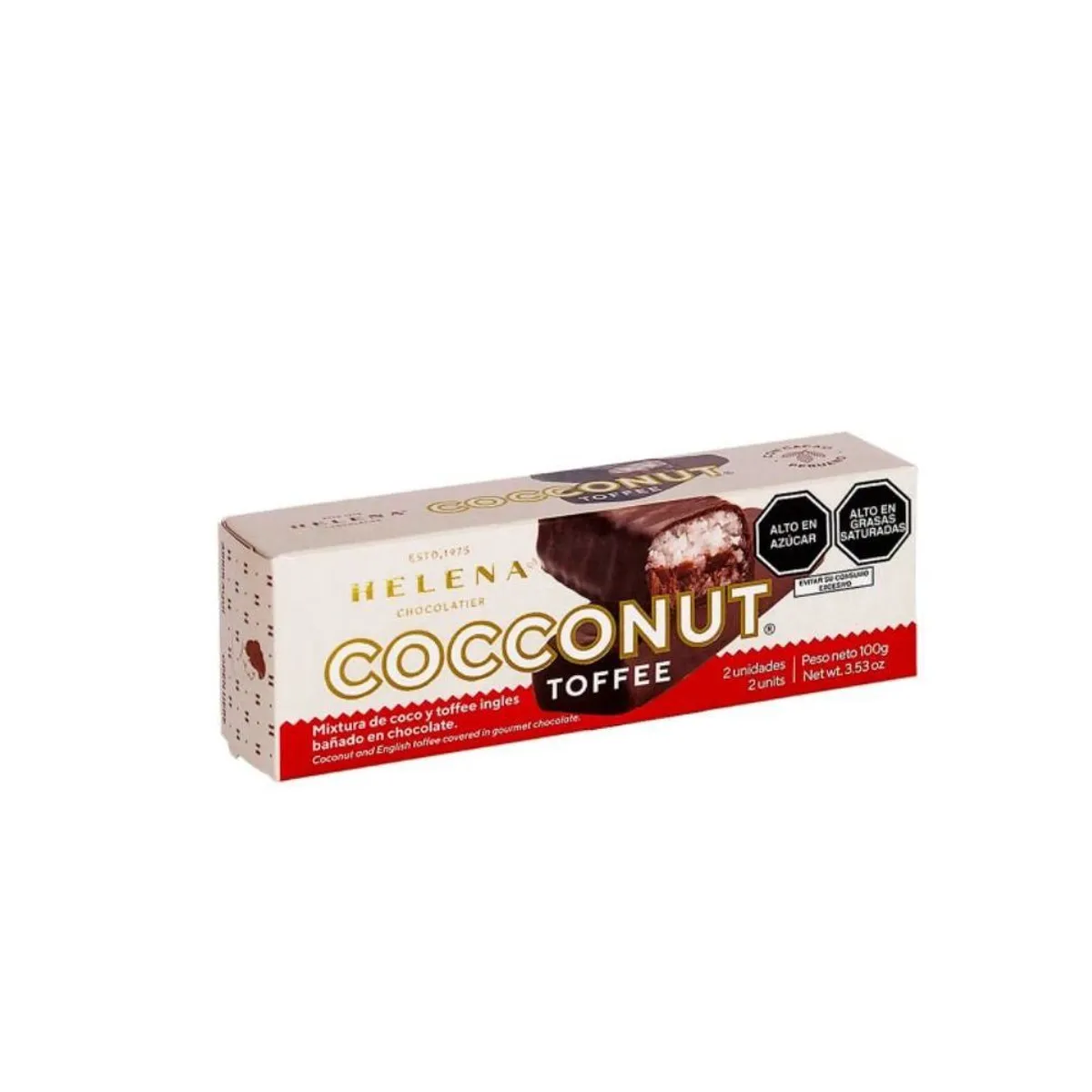 HELENA - Toffee Inglés Helena Coconut Caja 2 Und