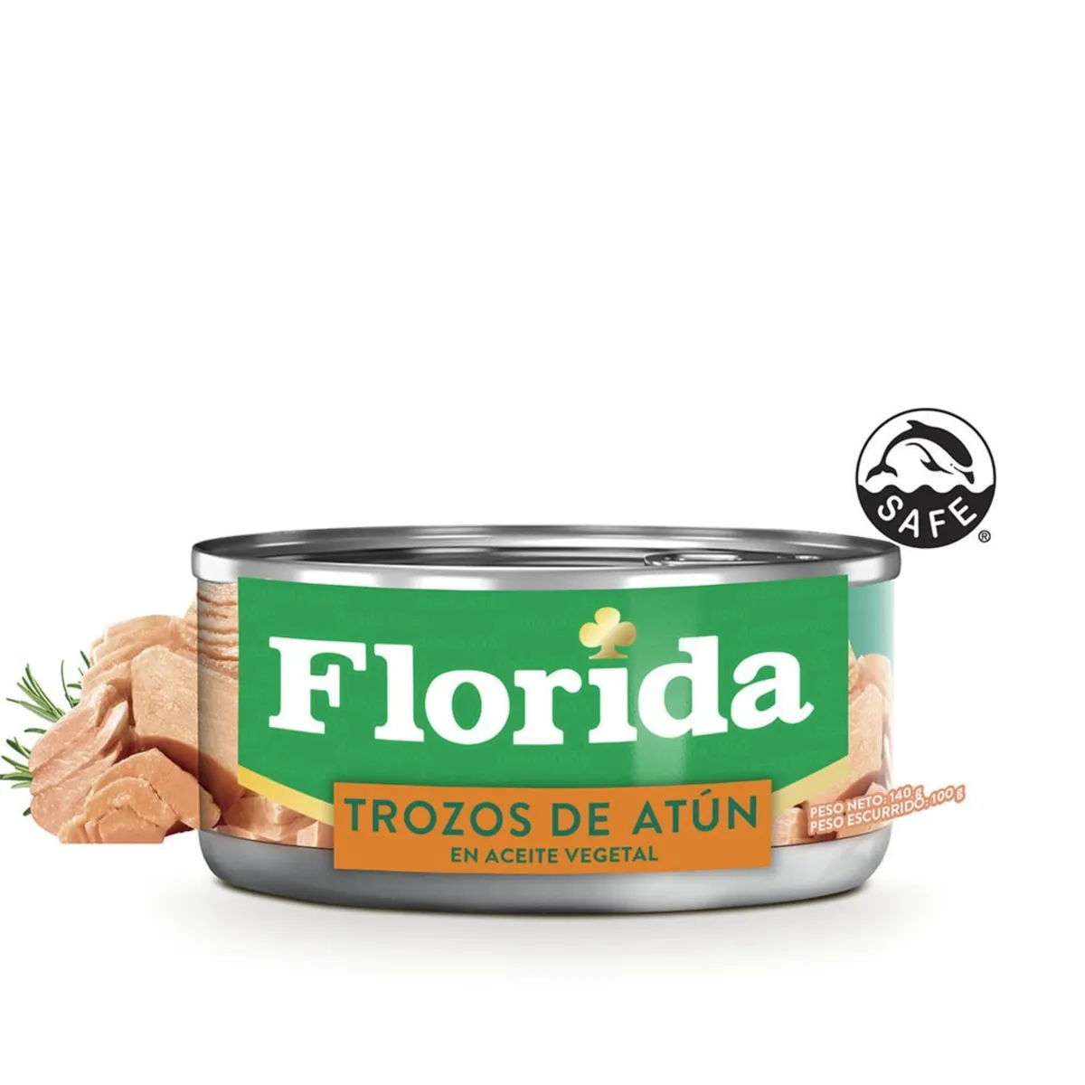 FLORIDA - Trozos de Atún Florida Aceite Vegetal Lata 140 g