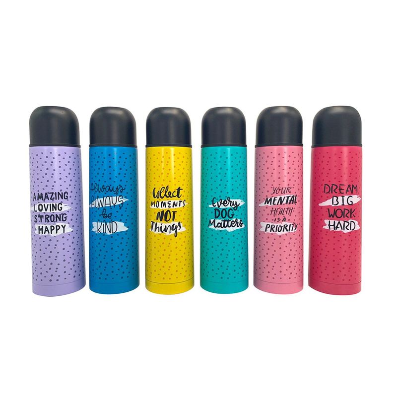 CASA JOVEN - Termo Acero 480 ml Frases