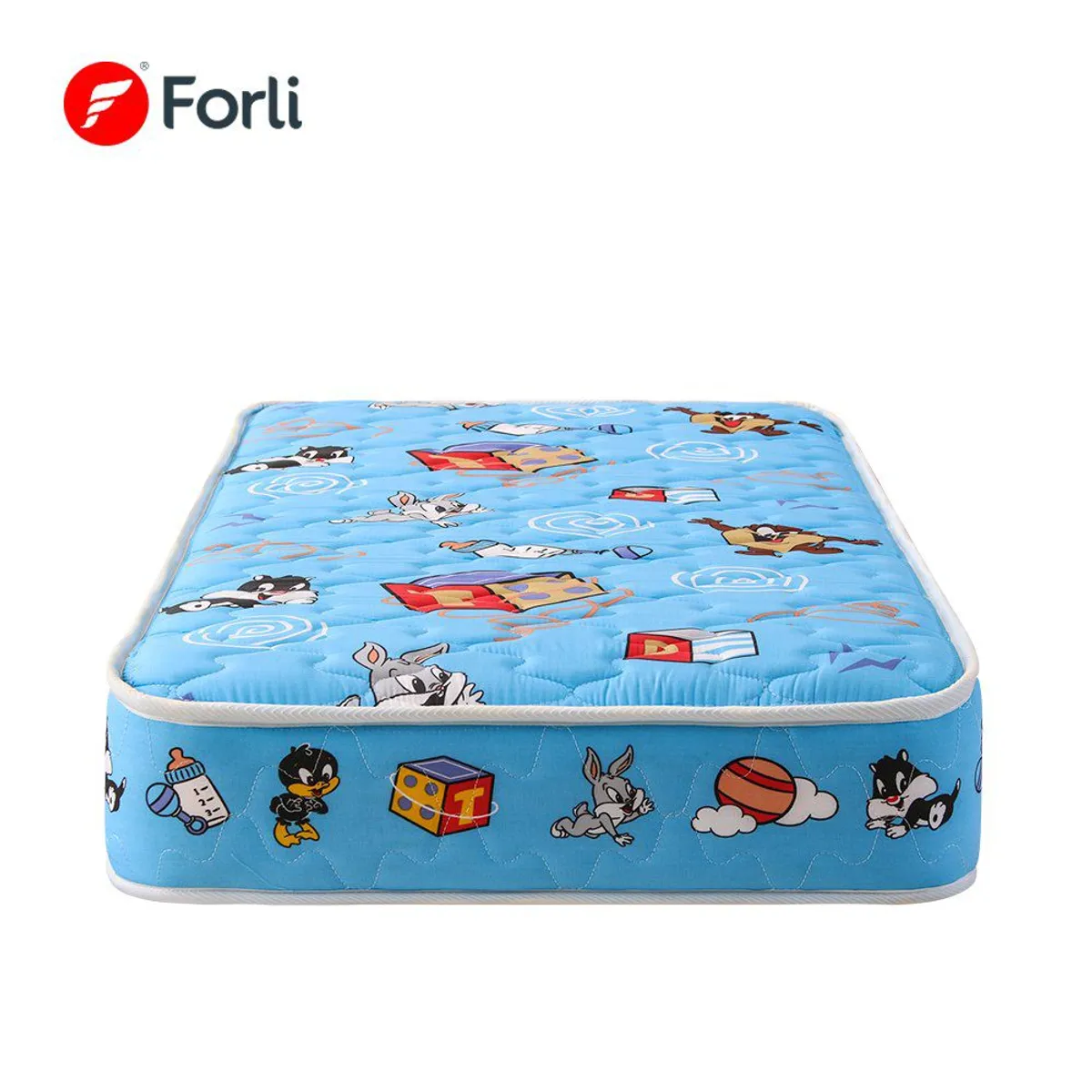 FORLI - Colchon Cuna Looney Baby Celeste