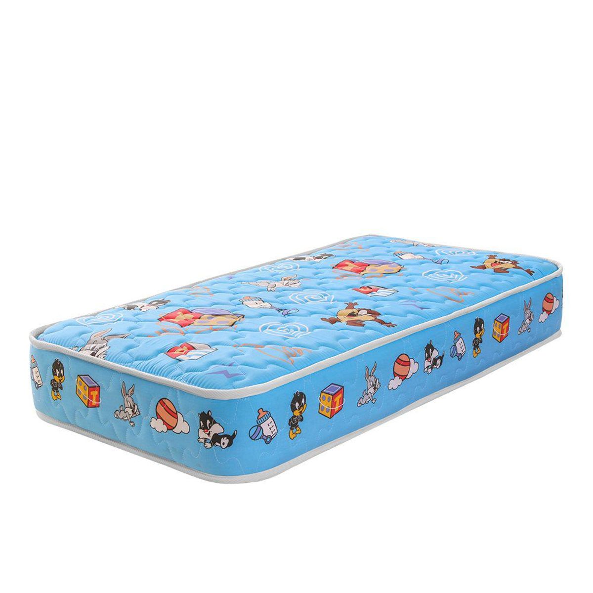 FORLI - Colchon Cuna Looney Baby Celeste
