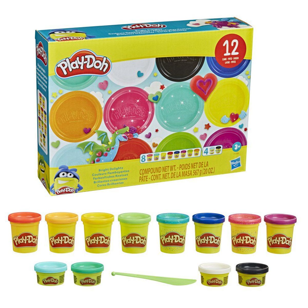 PLAY DOH - Masas y Plastilinas Play Doh Brillantes Creaciones
