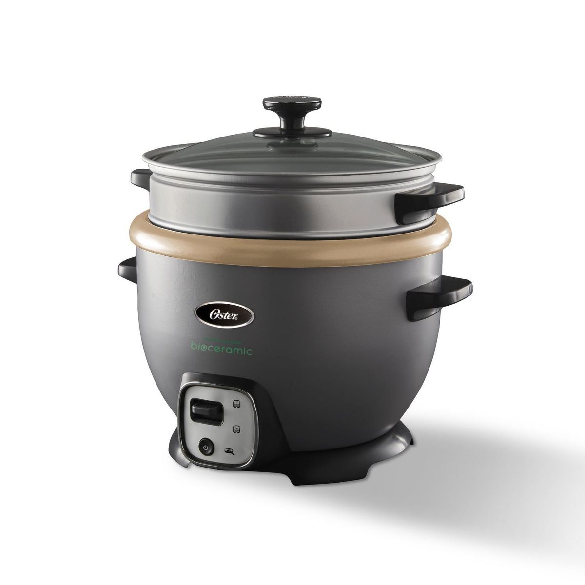 OSTER - Olla Arroc Silver 18L Cn Bioceramic y Vap