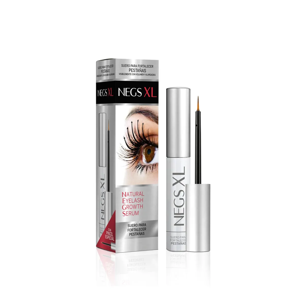 NEGS XL - Suero Fortalecedor Alargador de Pestañas Negs XL Envase 3 mL
