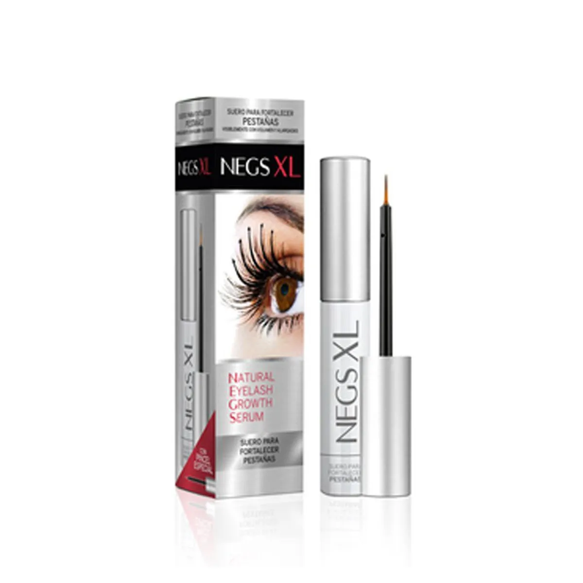 NEGS XL - Suero Fortalecedor Alargador de Pestañas Negs XL Envase 3 mL