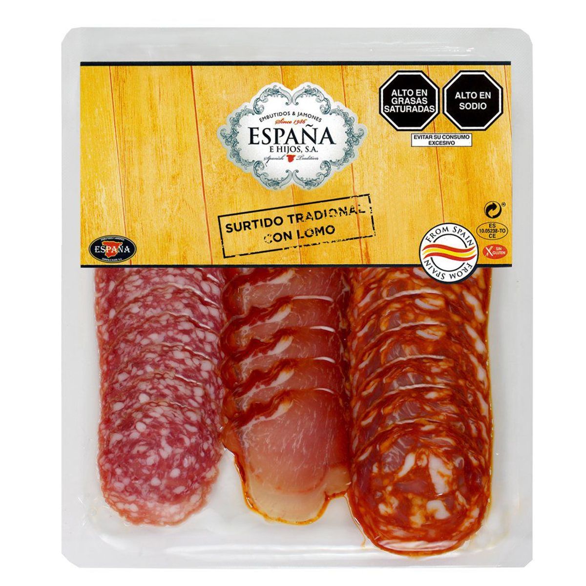 ESPANA E HIJOS - Bandeja Surtido Tradicional con Lomo España e Hijos