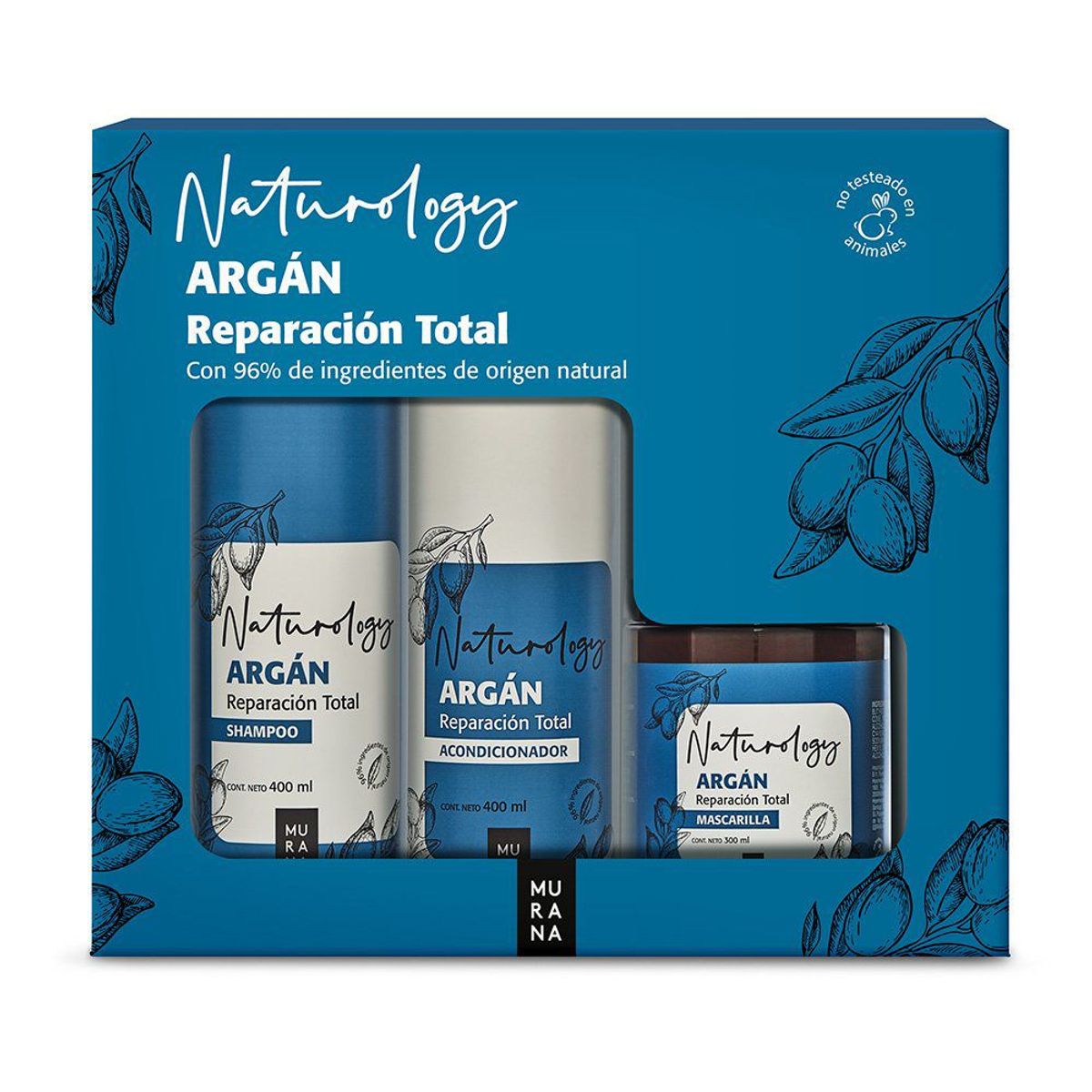 MURANA - Pack Murana Shampoo + Acondicionador + Mascarilla Argán