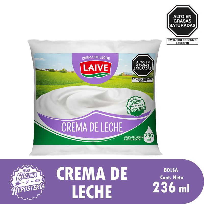 LAIVE - Crema de Leche Laive 236 mL