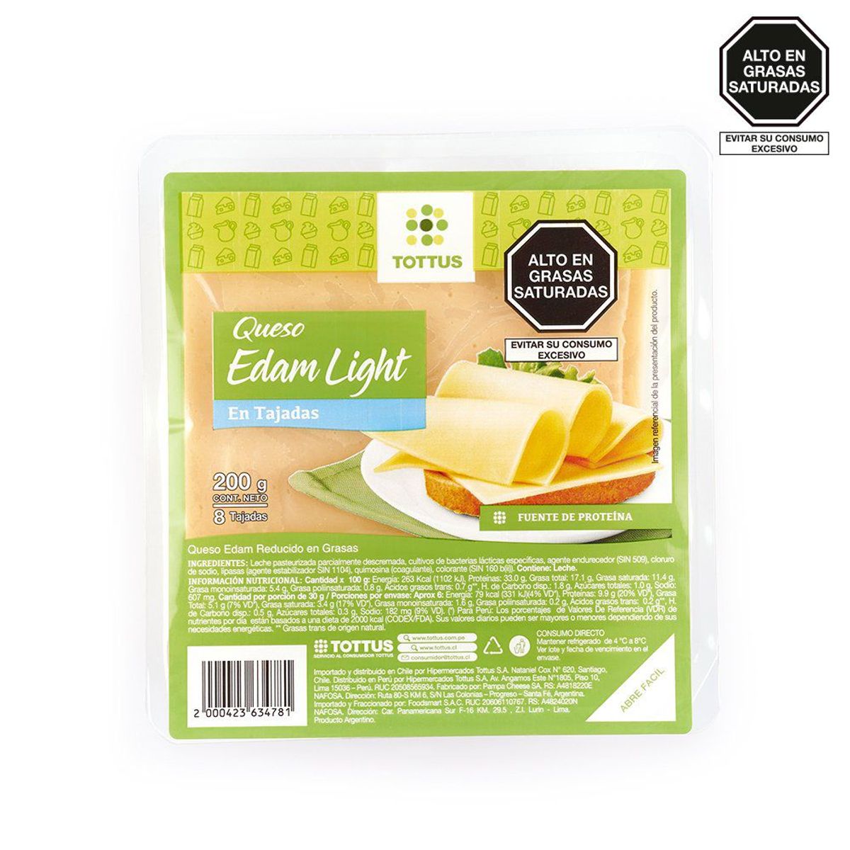 TOTTUS - Queso Edam Light