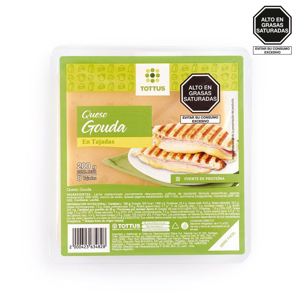 TOTTUS - Queso Gouda 200 g