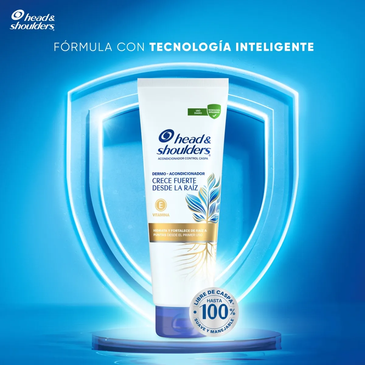 HEAD & SHOULDERS - Acondicionador Head & Shoulders Crece Fuerte Envase 300 mL
