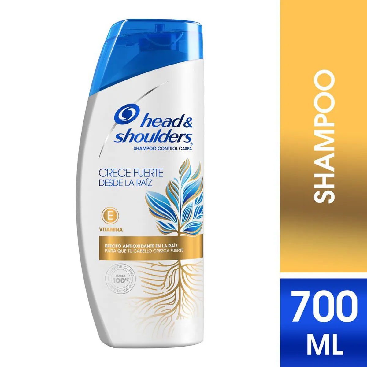 HEAD SHOULDERS - Shampoo Head & Shoulders Crece Fuerte desde la Raíz Botella 700 mL