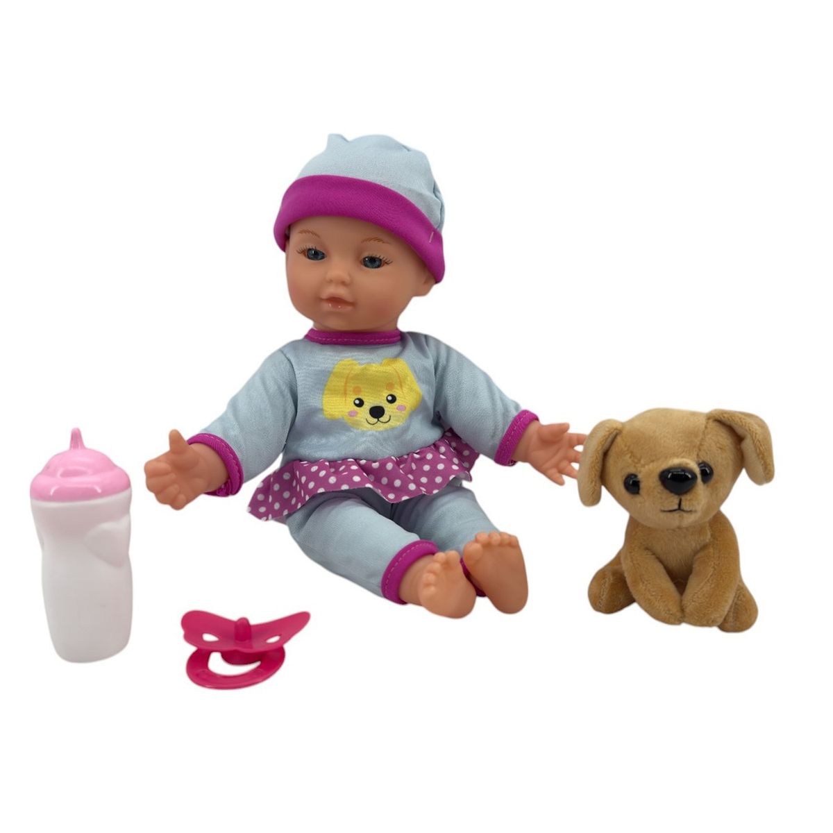 UNEEDA - Muñeca con Perrito 30 cm