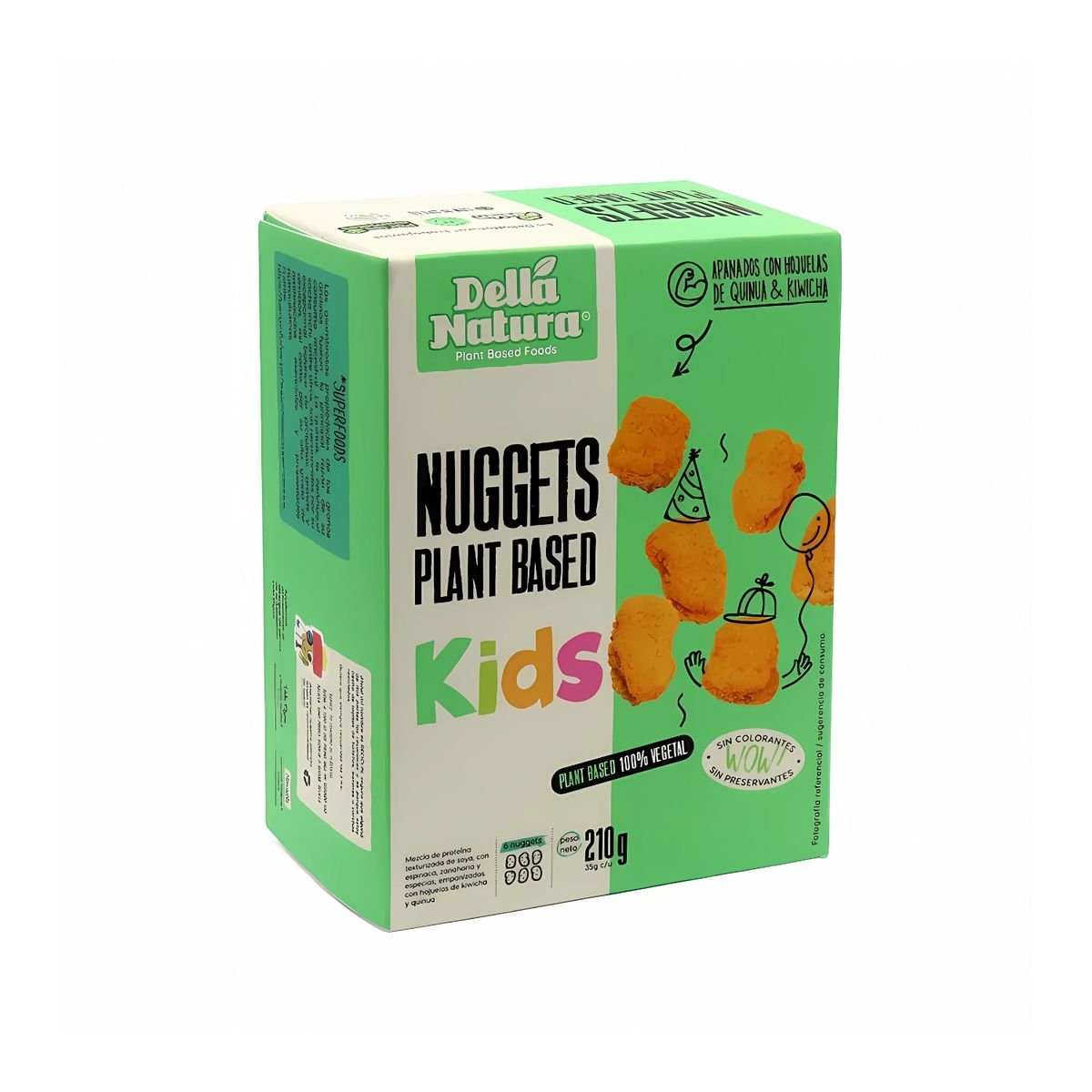 DELLANATURA - Nuggets Veggie Kids Dellanatura Caja 210 g
