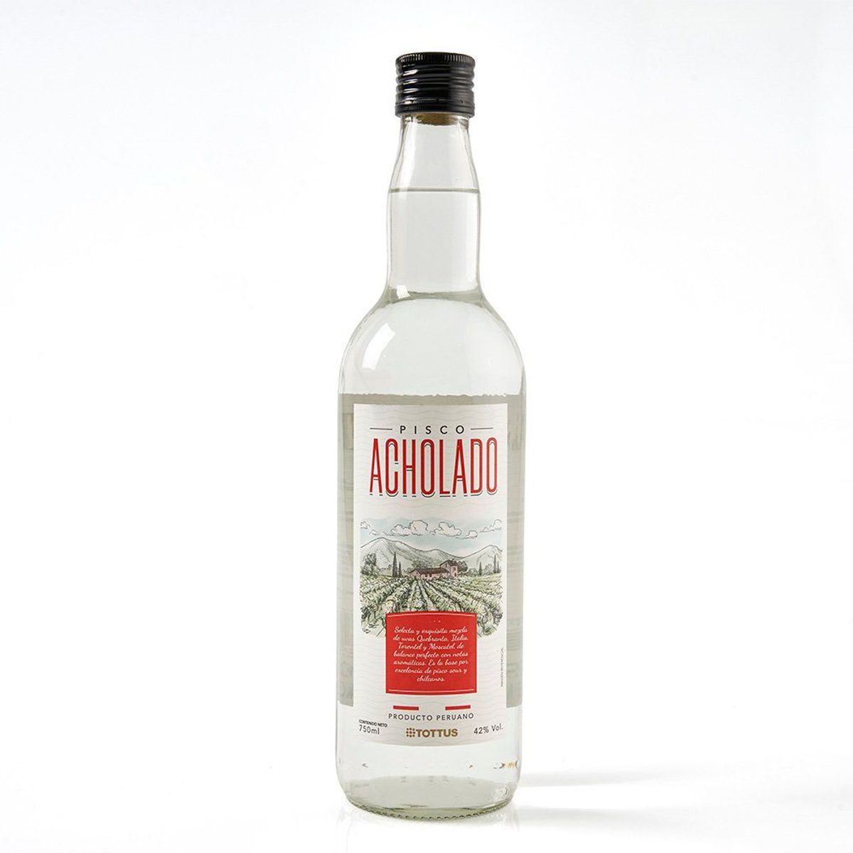 TOTTUS - Pisco Acholado Tottus Botella 750 mL