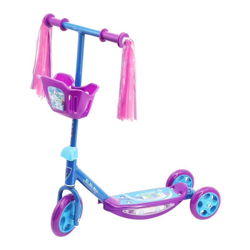DISNEY - Scooter con Luz Música y Canasto Frozen