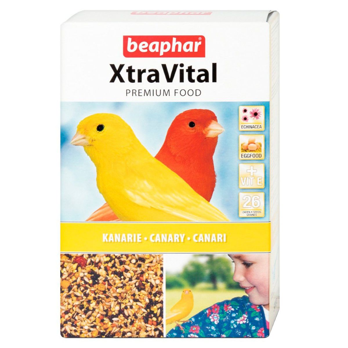 BEAPHAR - Alimento para Canario Beaphar Xtravial Caja 500 g