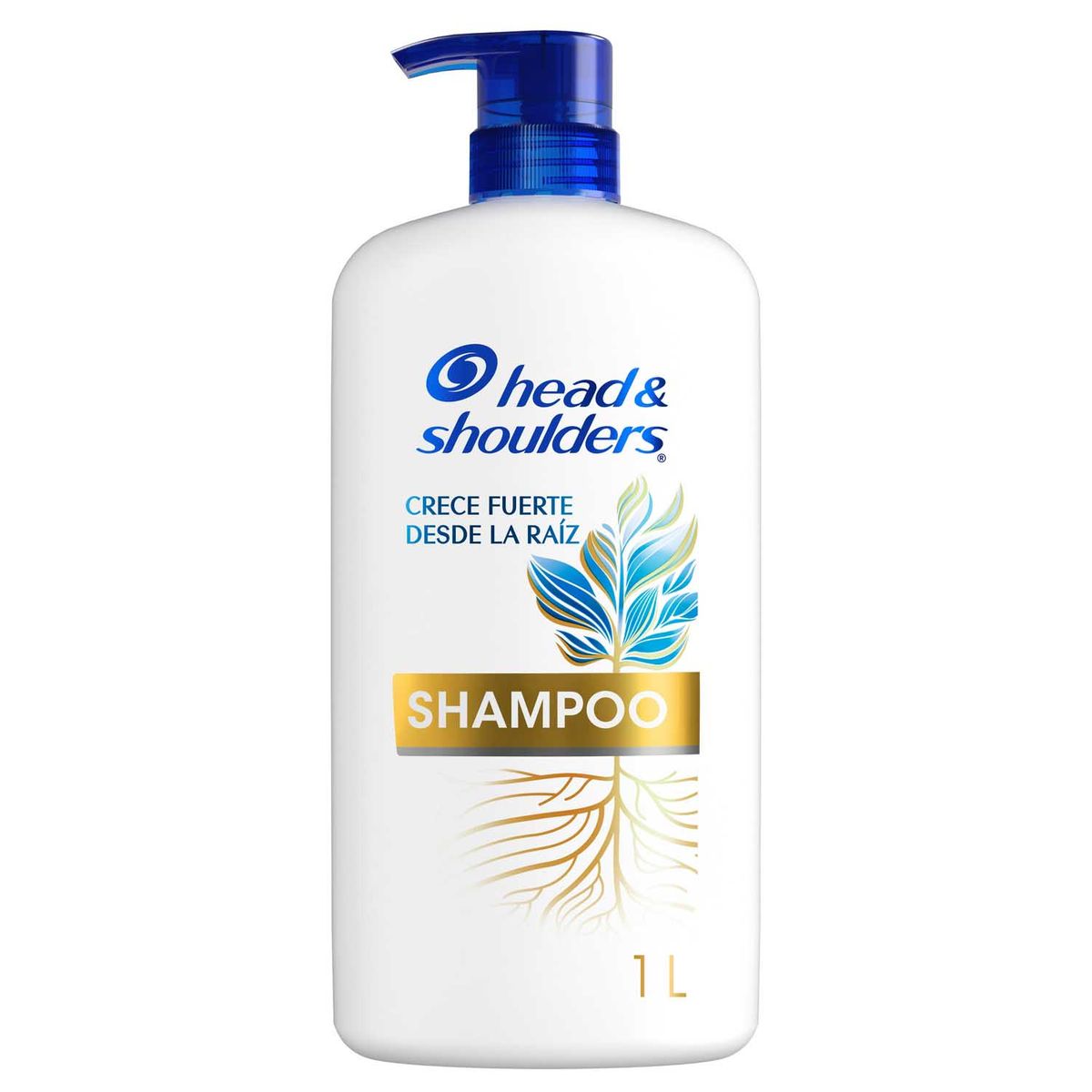 HEAD SHOULDERS - Shampoo Head & Shoulders Crece Fuerte Desde La Raíz Botella 1 L