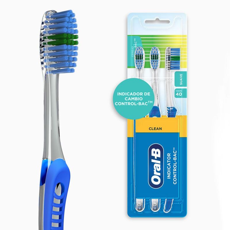 ORAL B - Cepillo Dental Oral B Suave Indicator Pack 3 Und