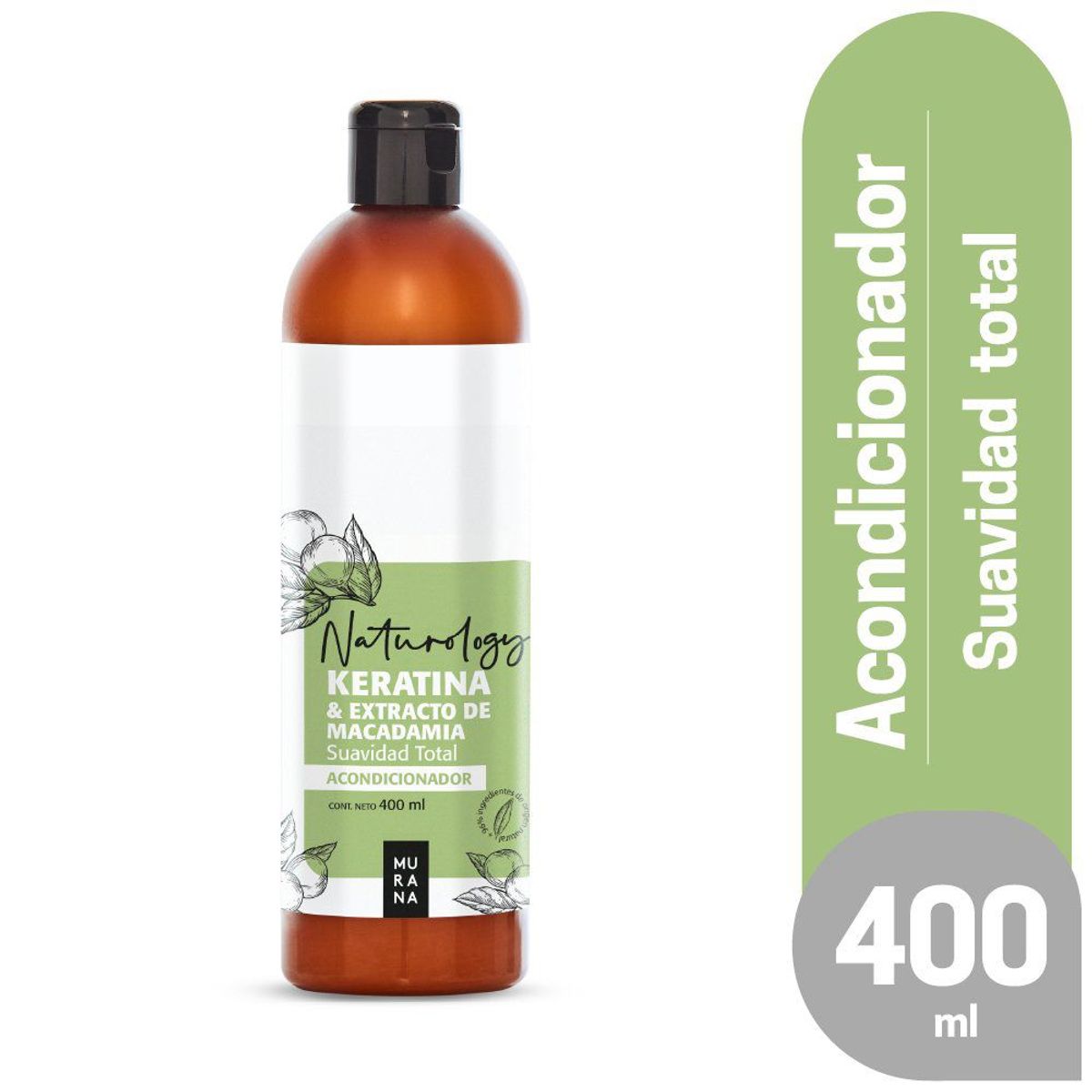 MURANA - Acondicionador Murana Keratina Extracto Macadamia Envase 400 mL