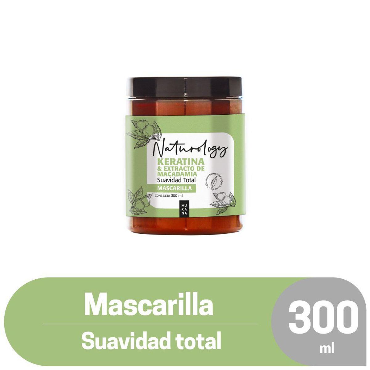 MURANA - Mascarilla Capilar Murana Keratina y Macadamia Envase 300 mL