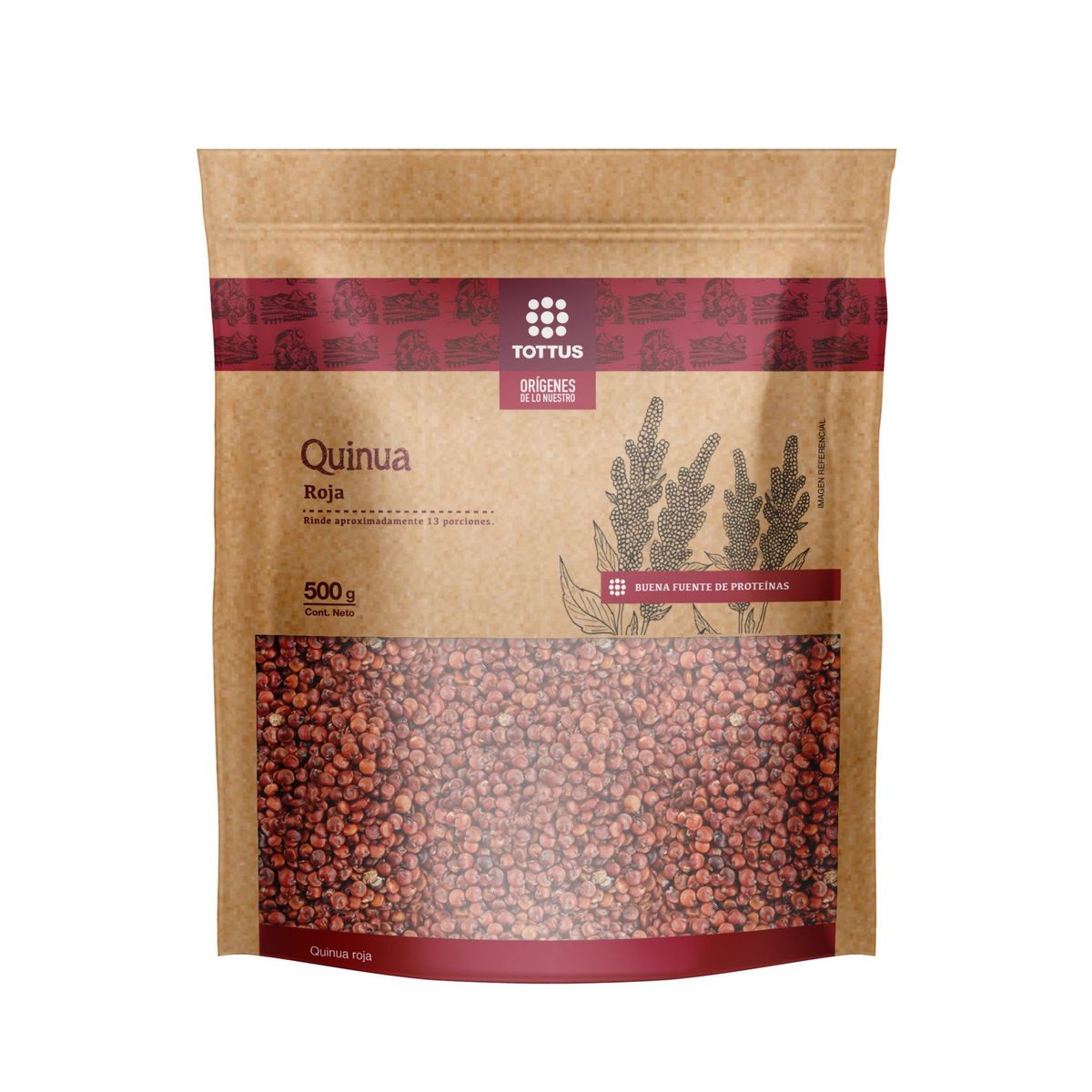 TOTTUS ORIGENES - Quinua Roja Tottus Orígenes Menestra Bolsa 500 g