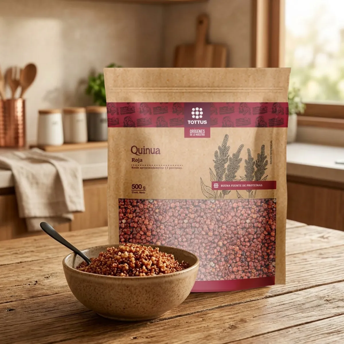 TOTTUS ORIGENES - Quinua Roja Tottus Orígenes Menestra Bolsa 500 g