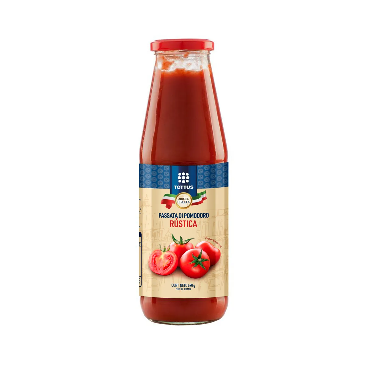 TOTTUS - Passata Rustica Tottus Envase x 690 g