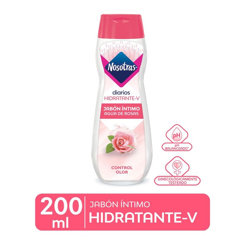 NOSOTRAS - Jabón Íntimo Nosotras Agua Rosas Envase 200 mL