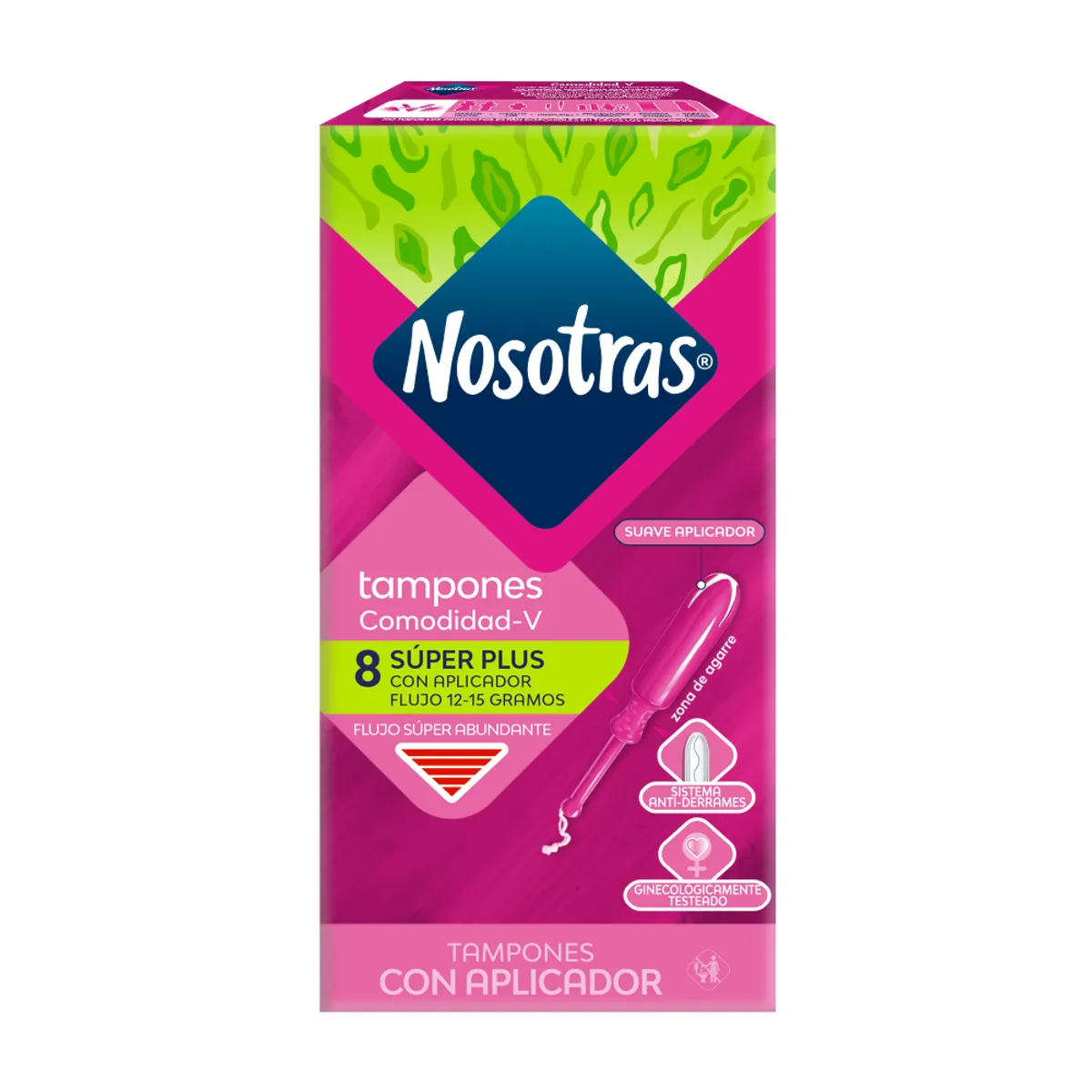 NOSOTRAS - Tampon Nosotras Súper Plus Con Aplicador Caja 8 Und