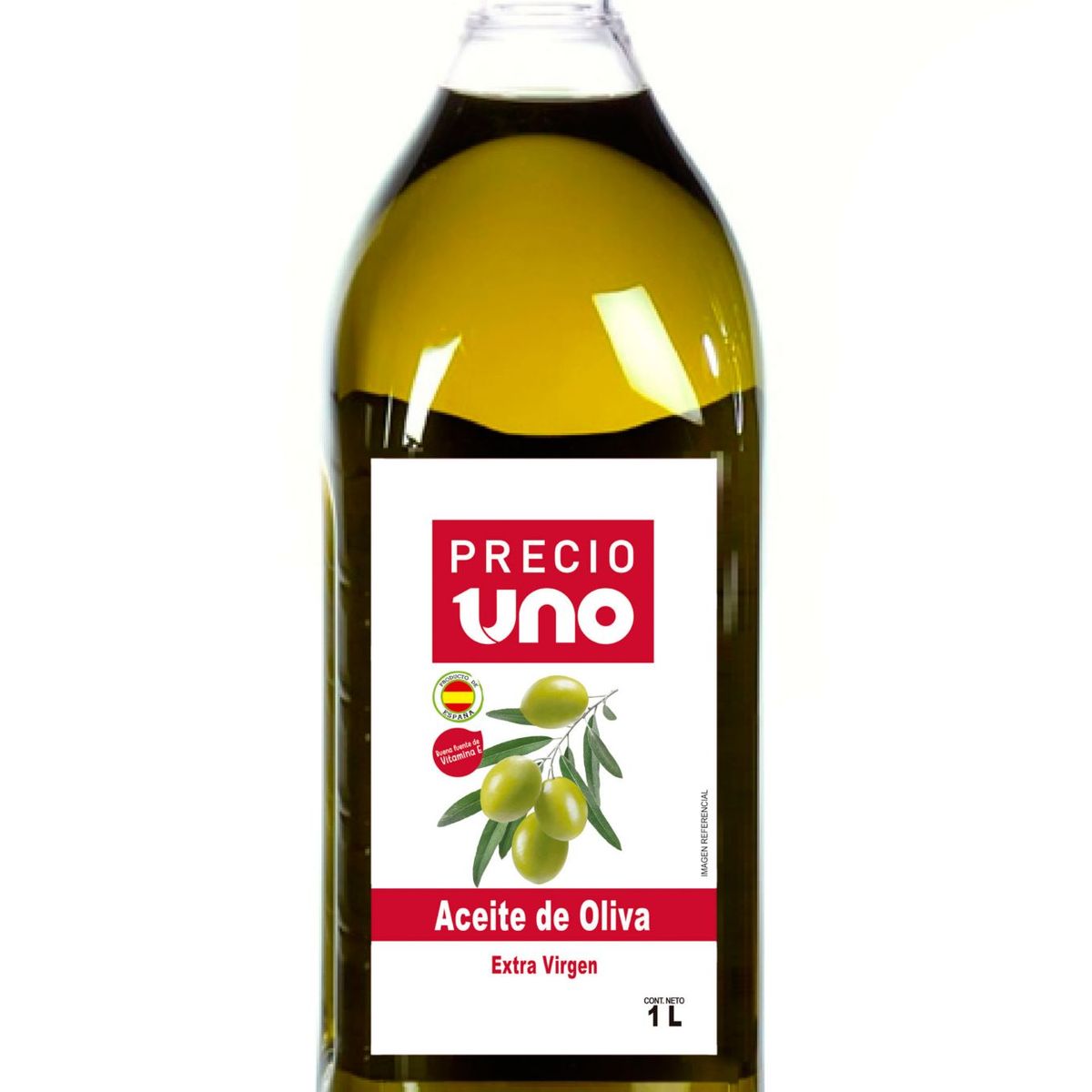 PRECIO UNO - Aceite de Oliva Precio Uno Extra Virgen Botella 1 L