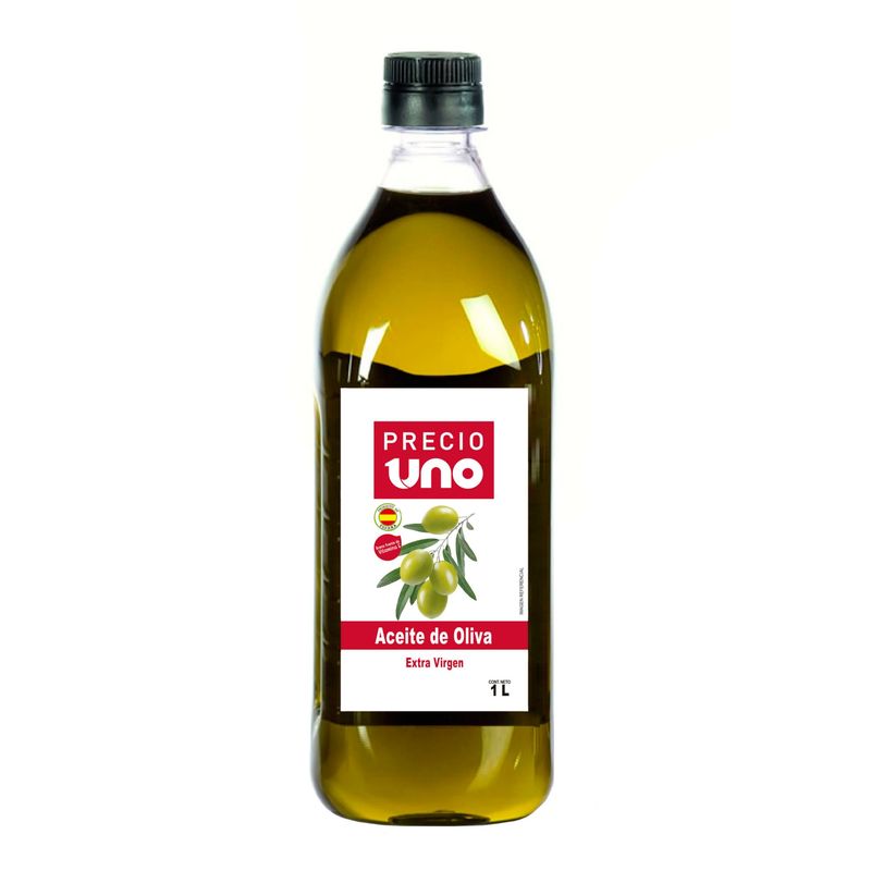 PRECIO UNO - Aceite de Oliva Precio Uno Extra Virgen Botella 1 L