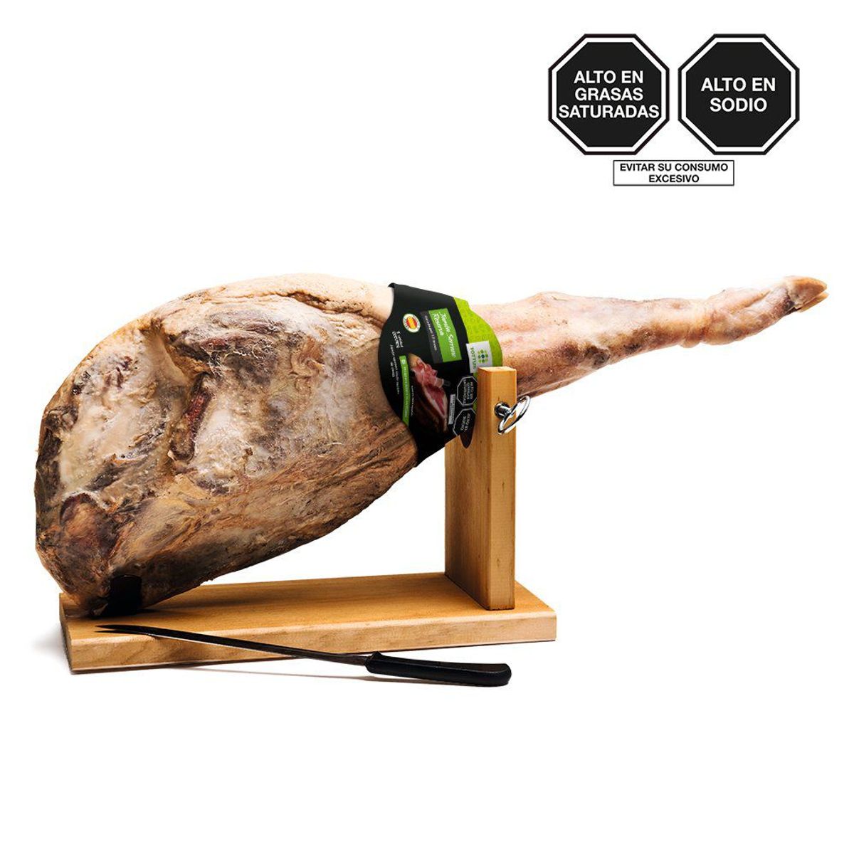 TOTTUS - Combo Jamon Serrano Rsva Cuchillo Tabla