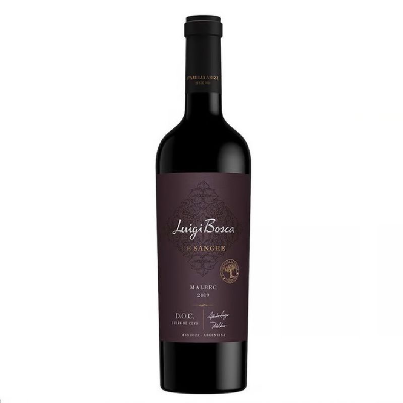 LUIGI BOSCA - Vino Tinto Luigi Bosca D.O.C. Malbec Botella 750 mL