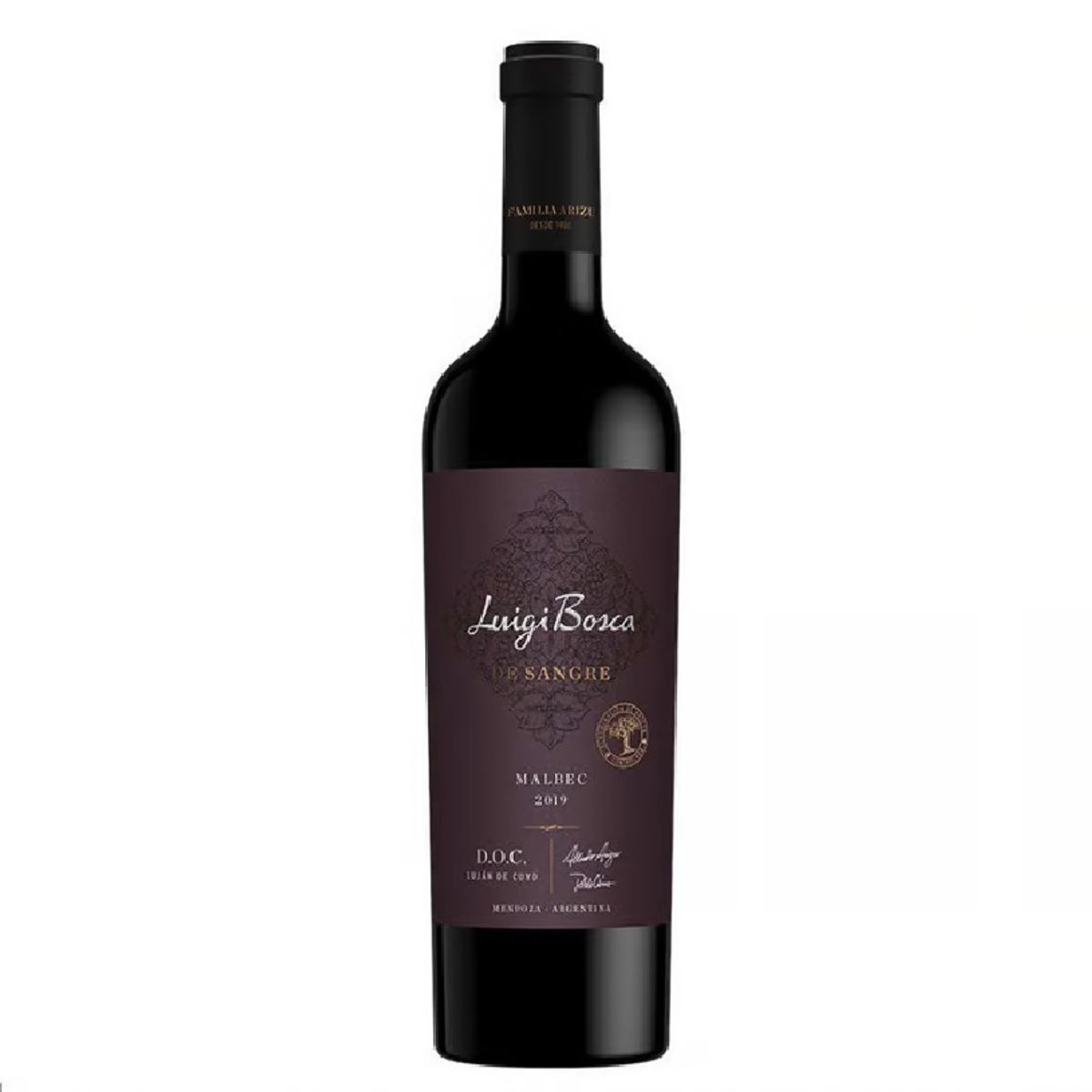 LUIGI BOSCA - Vino Tinto Luigi Bosca D.O.C. Malbec Botella 750 mL