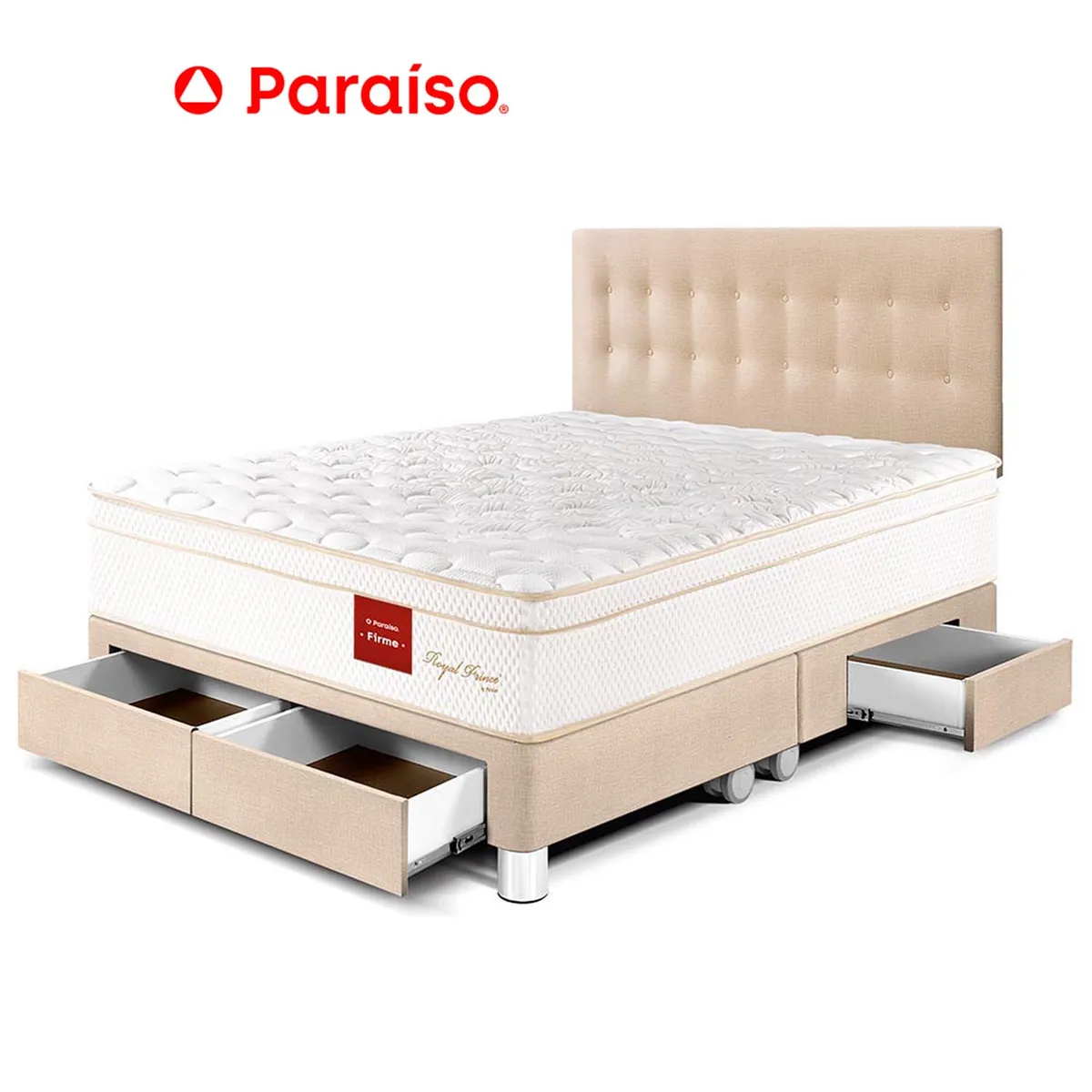 PARAISO - Dormitorio Cajones Royal Prince King Champ