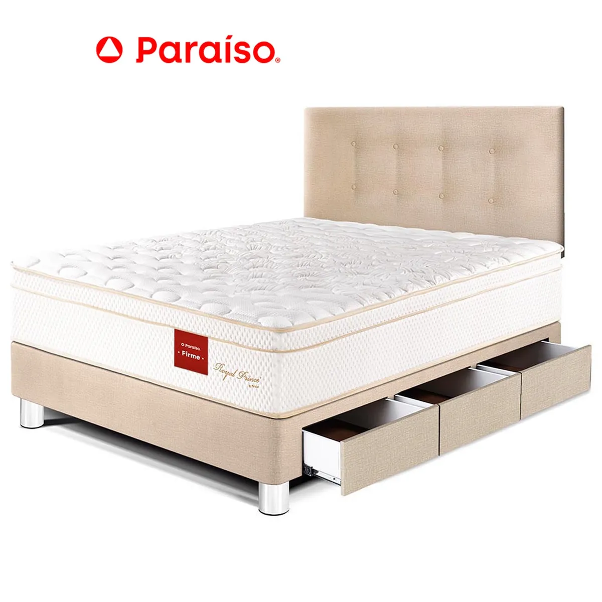 PARAISO - Dormitorio Cajones Royal Prince 1.5 Pz Champ