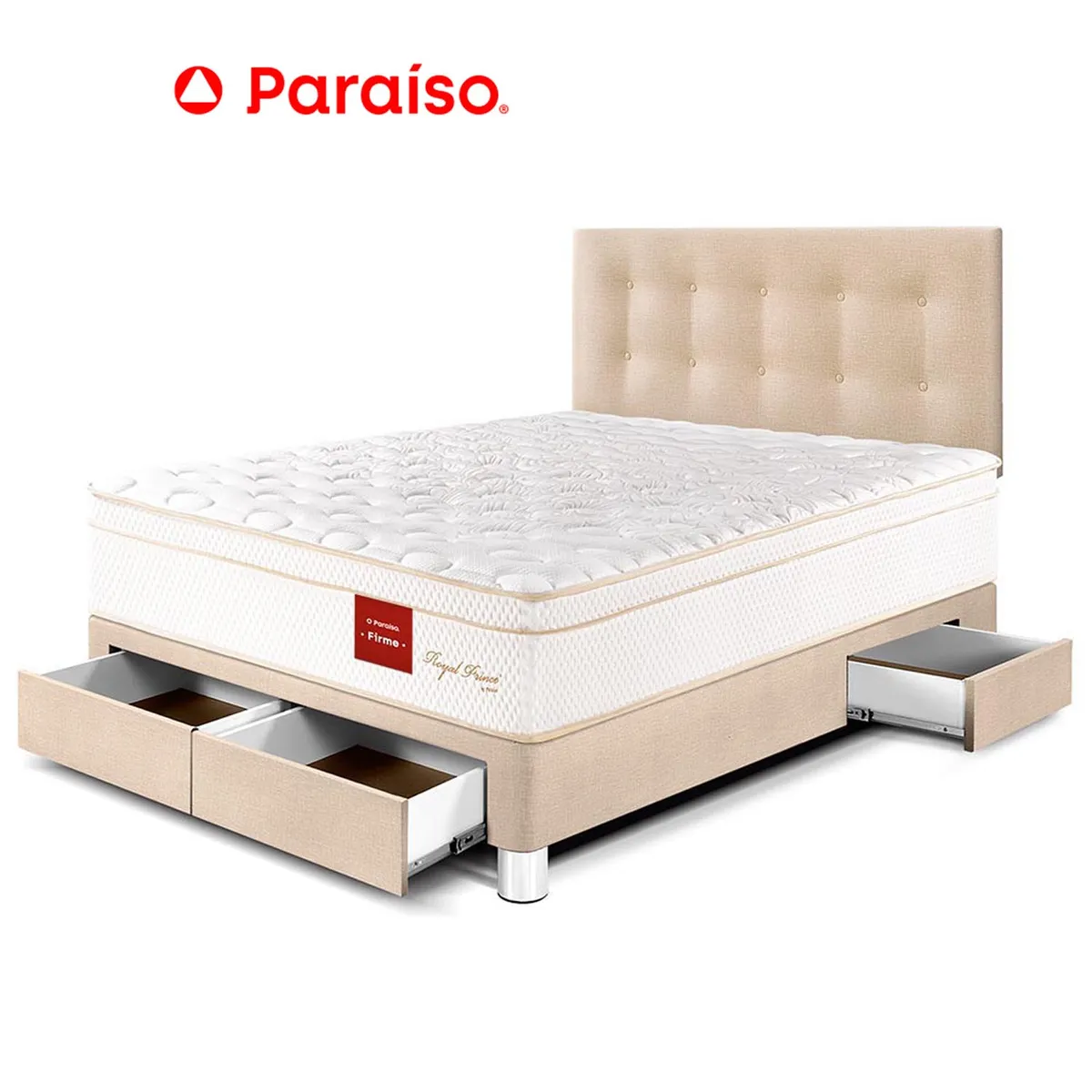 PARAISO - Dormitorio Cajones Royal Prince 2 Pz Champ