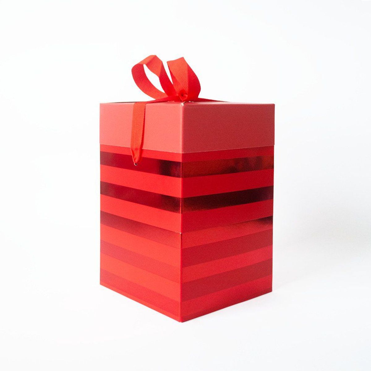 BENJI - CAJA REGALO ARMABLE LAZO ROJO