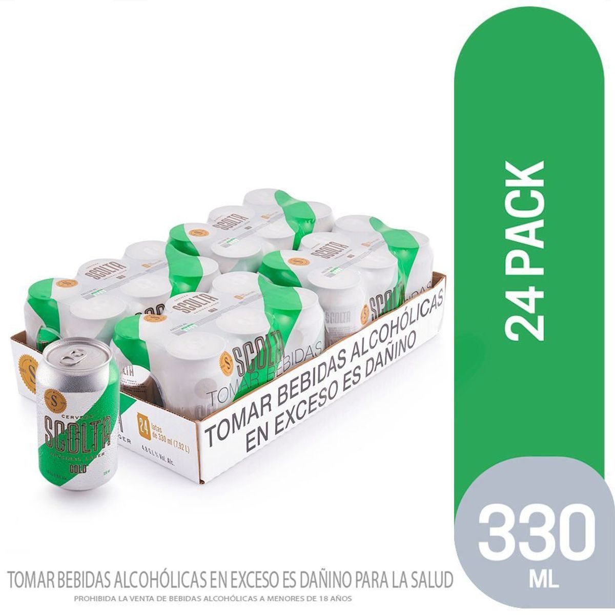  - Cerveza Scolta Pack 24 Latas 330 mL