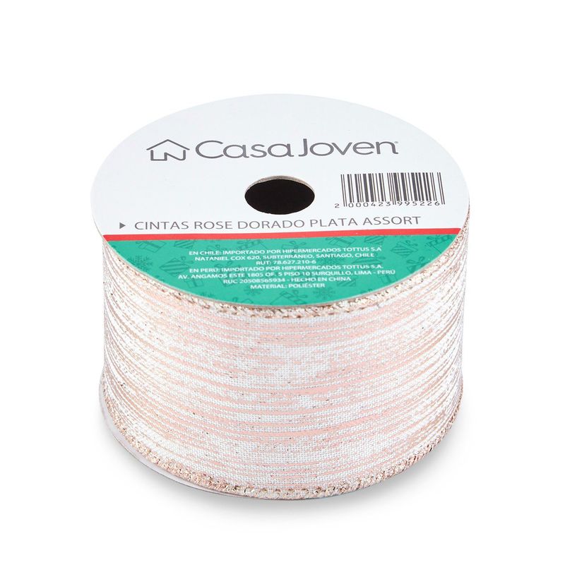 CASA JOVEN - CINTAS ROSE GOLD DORADO PLATA ASSORT