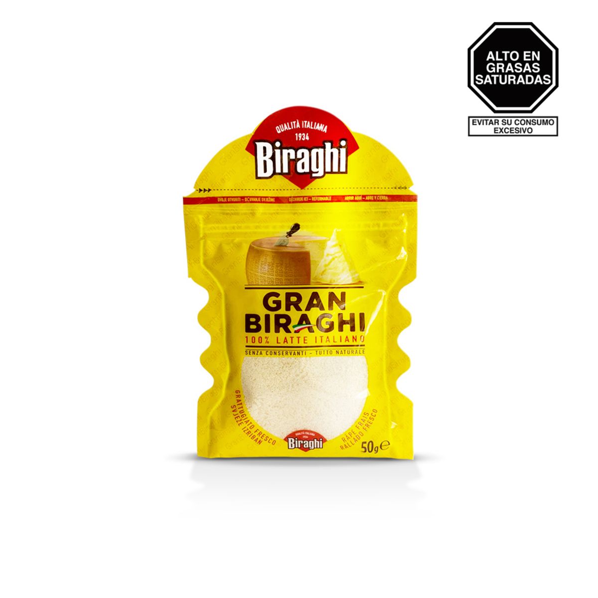 BIRAGHI - QUESO PARMESANO BIRAGUI X 50 GR