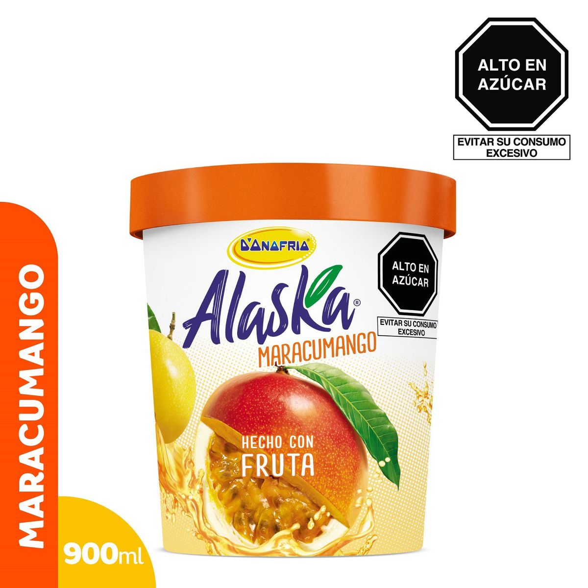 DONOFRIO - Helado Donofrio Alaska Maracumango Pote 900 mL